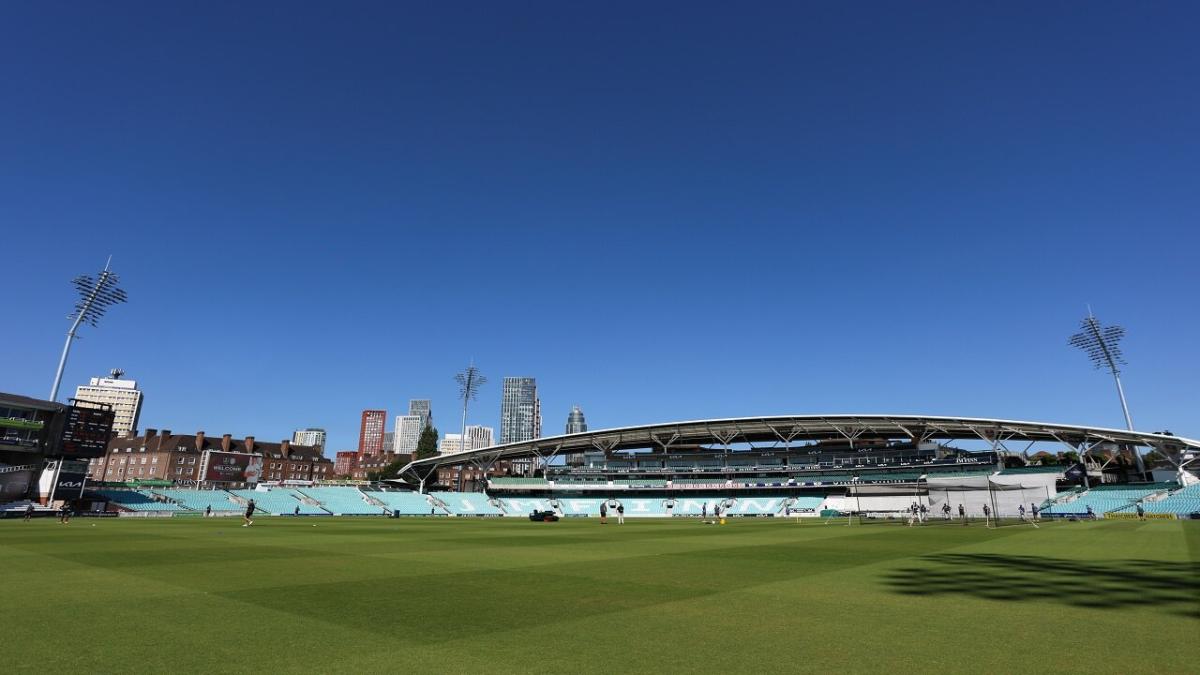 The Oval cricket ground in London